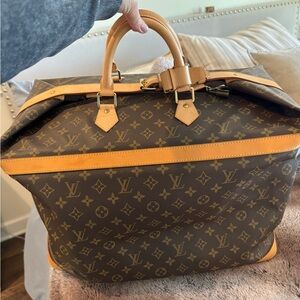 Louis Vuitton Monogram Canvas Bag with Tan Accents